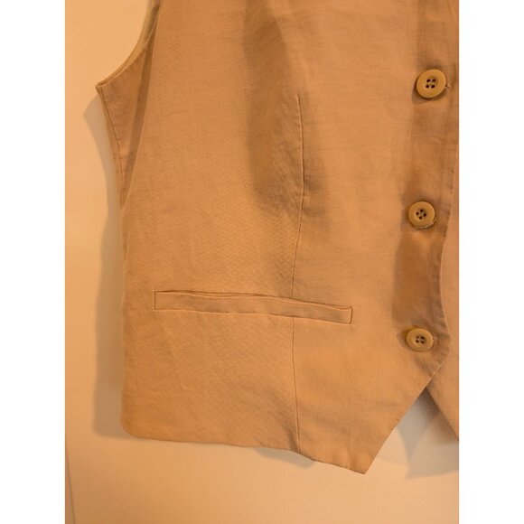 Primark beige vest preppy academia - Picture 3 of 7